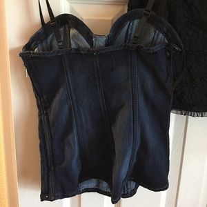 Guess denim corset