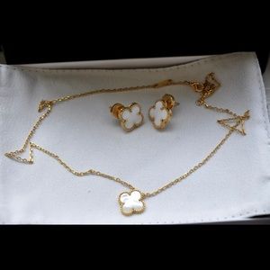 Van cleef & arpels hand made necklace earring set