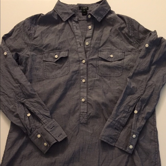 J. Crew Soft Denim shirt - Picture 2 of 3