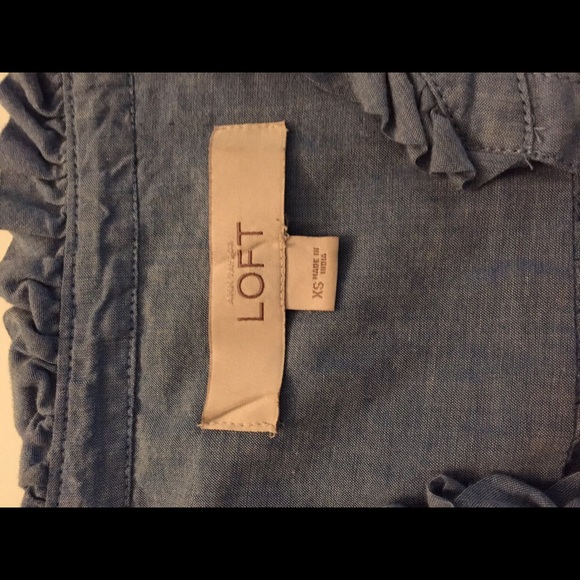 Loft Soft Denim Blouse - Picture 2 of 2