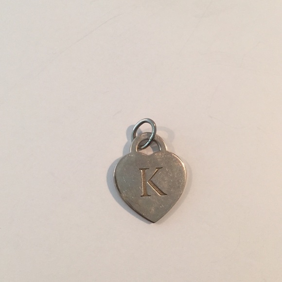 Tiffany Alphabet Heart Tag