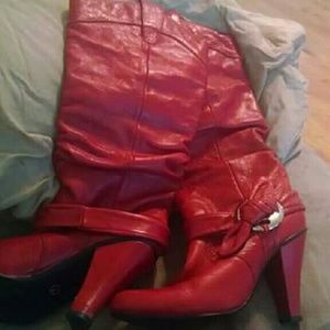 Victoria Secrets Leather Boots
