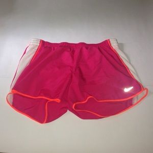 Pink White and Orange Nike Shorts