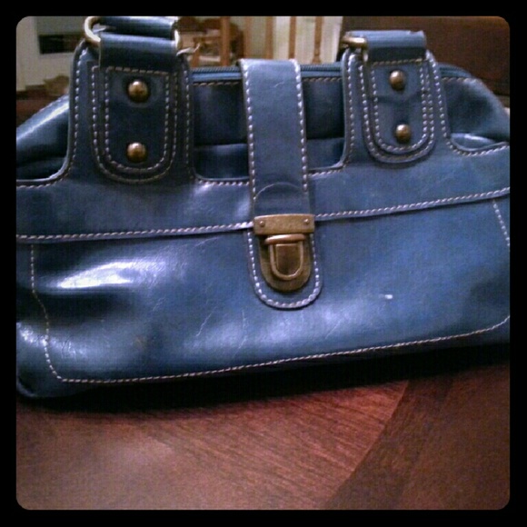 mondani Handbags - Blue Mondani satchel DONATED 4/8