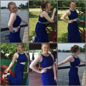 Size small Royal blue prom dress