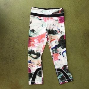 LuluLemon NWOT Multi Colored Crops