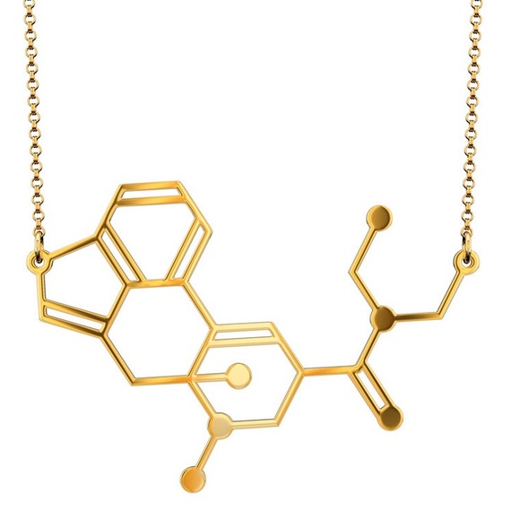 Jewelry - LSD (Acid) Molecule Structure Necklace