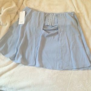 Tobi "Casablanca" Strapless Top | Light Blue | M