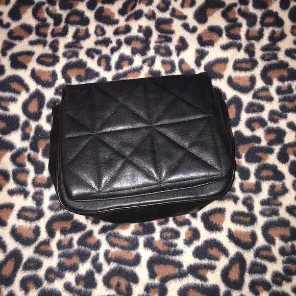 Faux leather hand purse