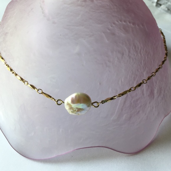 Coin Pearl Choker