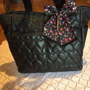 Betsey Johnson Heart Tote Bag