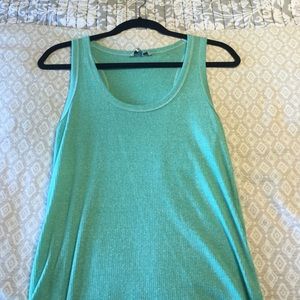 Turquoise tank top