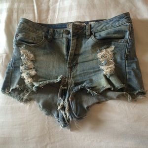 high waisted shorts