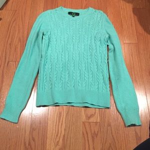 Aqua C wonder sweater