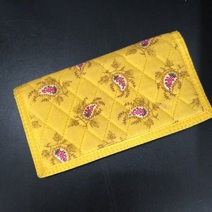 Vera Bradley checkbook sleeve