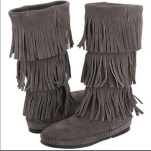 Minnetonka fringe boots