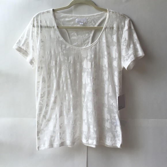 Lucca Couture Racerback Burnout Shirt