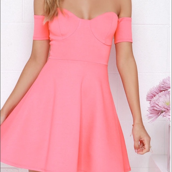 Off the shoulder dress