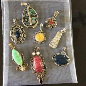 Variety of necklace slides