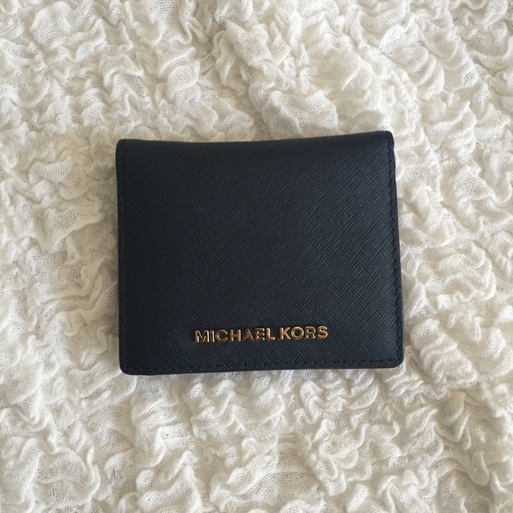 Jet Set Travel Saffiano Leather Card Holder