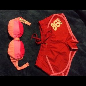 SWIM FOR SALE! Today!Love Pink shorts size XS