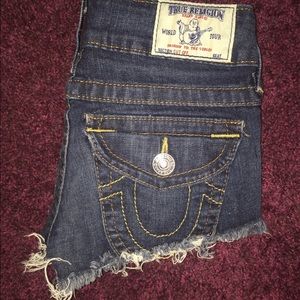True Religion Petite Cut-off Shorts