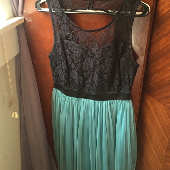 Blue and black dress - Picture 1 of 4