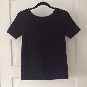 Madewell Black Zip Up Top