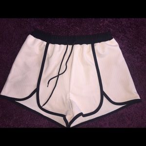 High-waist Track Shorts