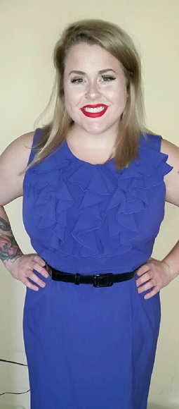Purple Ruffle Dress