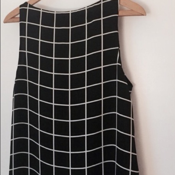 Tops | Loft Window Pane Tank | Poshmark
