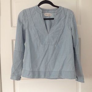 Madewell Denim Popover Shirt in Lauryn Wash