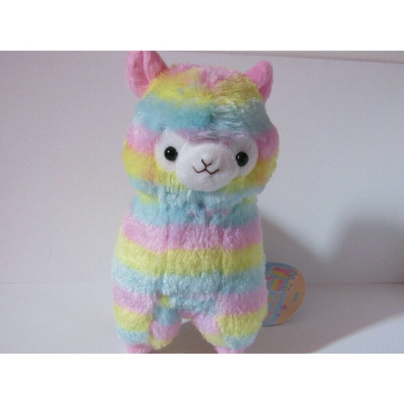 Alpacasso rainbow plush.