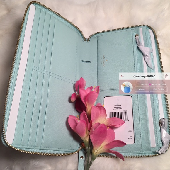 kate spade Handbags - 🆕KATE SPADE TALLA NEWBURY LANE WALLET GRACEBLUE