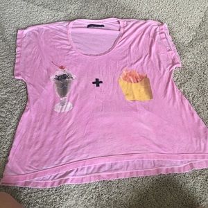 Sundae + French fry shirt Sundae + French fry shirt