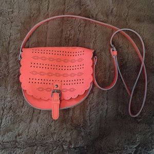 Orange American Eagle Cross-body Purse