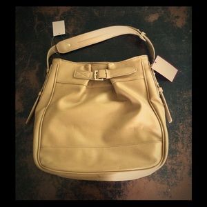 NWT beige Justfab purse