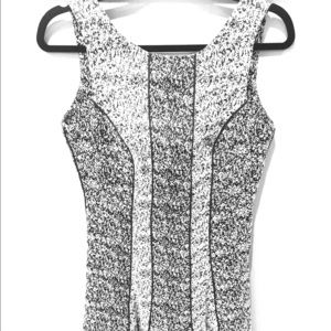 H&M Black & White Dress