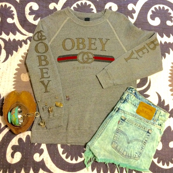 Obey Propaganda Crew Neck Sweatshirt