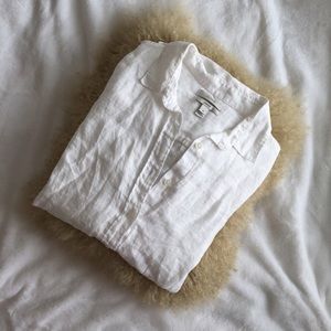 J. Crew White Button Down