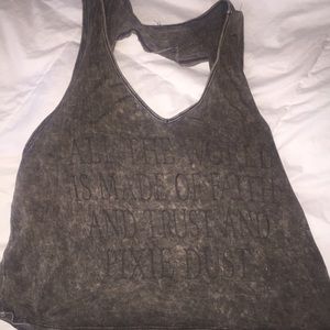 army green edgy tank!