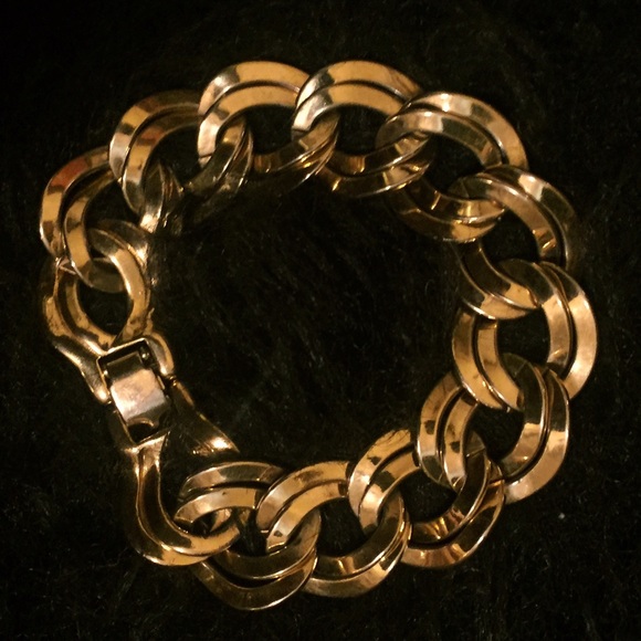 Vintage Retro 1970's Gold Monet Bracelet