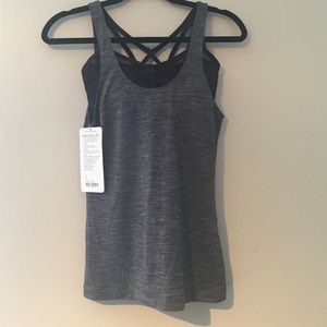NWT Lulu Sweaty Endeavor Tank (w/detachable bra)