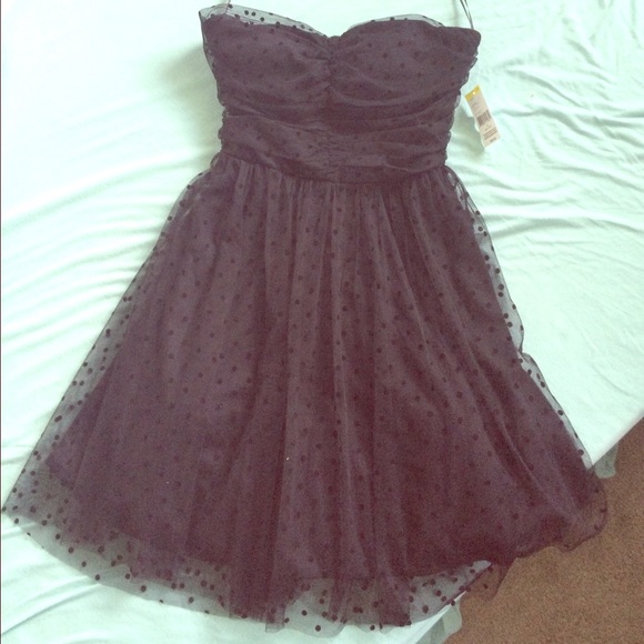 Lil Black Polka Dot Dress