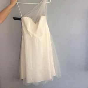 NWT Ann Taylor White Dress. Size 8.