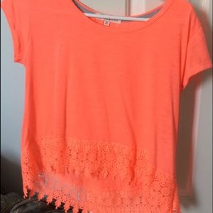 Cute coral t shirt