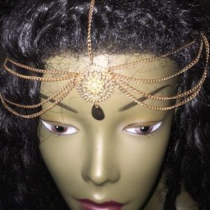Gold hairpiece