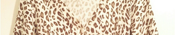 Cheetah Print half Cardigan