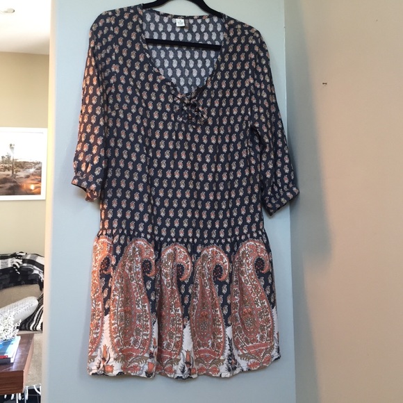 Element printed dress