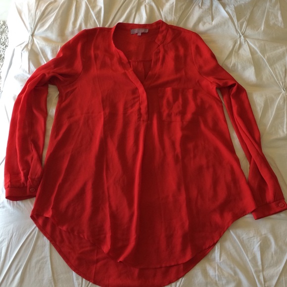 Harper Red Blouse- Size Small-Large